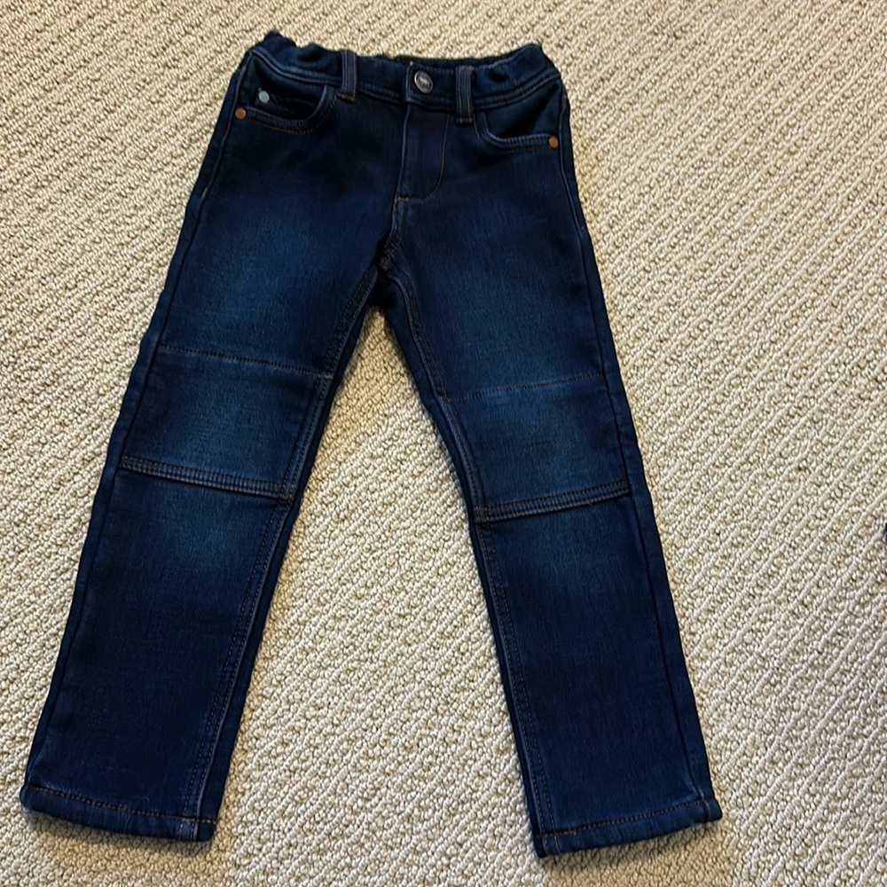 NWOT Sergent Major Fleece-lined Denim Pants, Adjustable Waistband